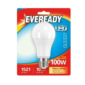 Eveready 13.5W (100W) E27 Gls Led Light Bulb Warm White