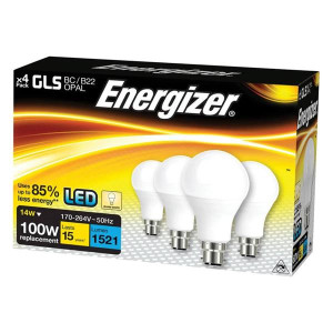 Energizer B22 Opal Warm White 806 Lumen 9W 60W