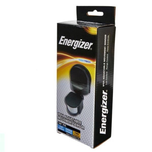 Energizer Ip44 Adjustable Movement Sensor Black