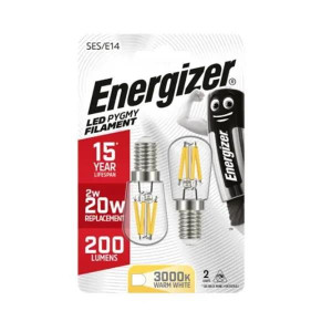 Energizer 2W (20W) E14 Pygmy Led Light Bulb Warm White 2Pk