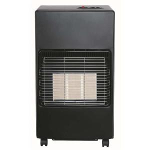 Home Collections Portable Wheeled Gas Heater 4.1Kw Black