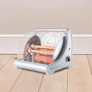 Home Collections Two Bar Caged Ceramic Heater Silver 1200W