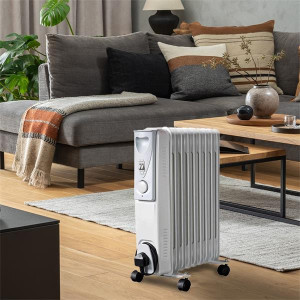 Home Collections 9 Fin Oil Filled Heater Radiator 2000W