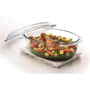 Pyrex Casserole Oval 3L + 1L Lid
