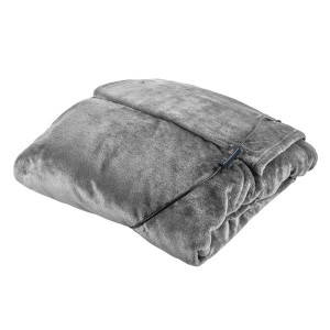 Home Collections Luxury Ultra Soft Machine Washable Electric Heated Throw Grey 160Cm