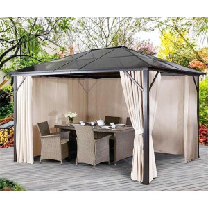 Luxury Gazebo With Polycarbonate Roof