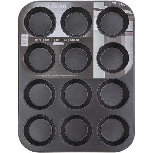 I-Bake Pendeford Non-Stick 12 Cup Muffin Tray