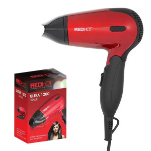 Red Hot Compact Hairdryer 1200W