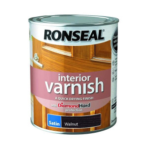 Ronseal Interior Varnish Satin 250Ml Walnut