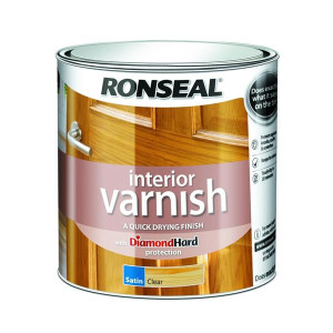 Ronseal Interior Varnish Satin 750Ml Clear