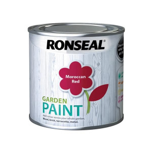 Ronseal Garden Paint 250Ml Moroccan Red