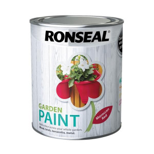 Ronseal Garden Paint 750Ml Morrocan Red