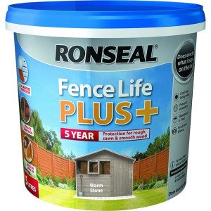 Ronseal Fencelife Plus Paint 5L - Warm Stone