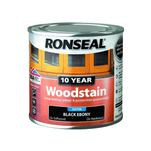 Ronseal 10 Year Woodstain 250Ml Black Ebony