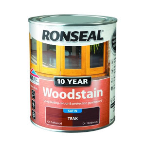 Ronseal 10 Year Woodstain 750Ml Teak