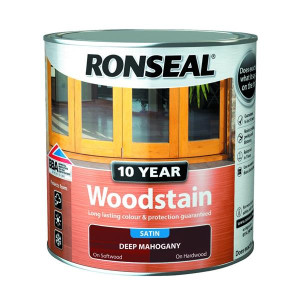 Ronseal 10 Year Woodstain 2.5L Deep Mahogany