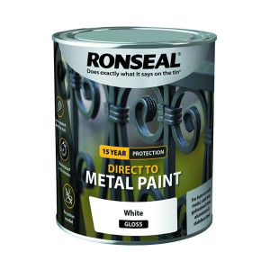 Ronseal Metal Paint 750Ml Gloss White