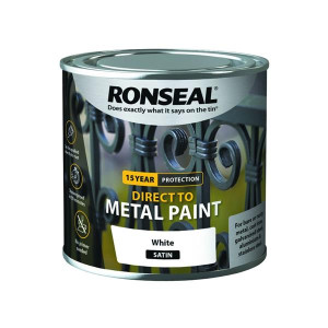Ronseal Metal Paint 750Ml Satin White