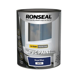 Ronseal Upvc Paint Satin 750Ml Royal Blue