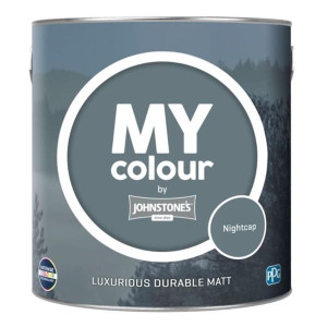 Johnstone's My Colour Interior Paint Washable Matt Nightcap Interior Paint 2.5L