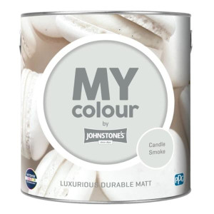 Johnstone's My Colour Interior Paint Washable Matt Candle Smoke Interior Paint 2.5L