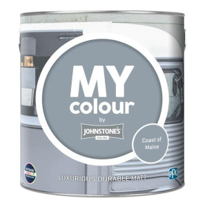 Johnstone's My Colour Interior Paint Washable Matt Coast Of Maine Interior Paint 2.5L