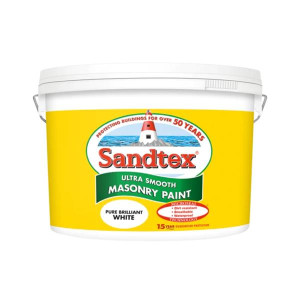 Sandtex Ultra Smooth Masonry Paint 10L White