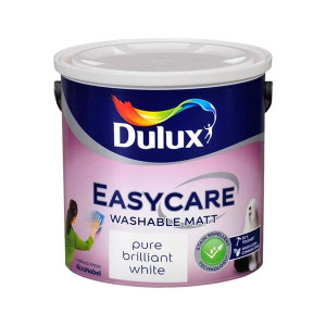Dulux Easycare Washable Matt Paint 5L - Pure Brilliant White