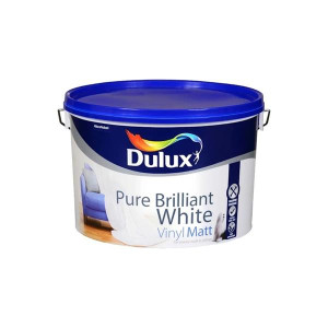 Dulux Vinyl Matt Paint White 10L