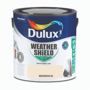 Dulux Weathershield Smooth Masonry Paint 2.5L - Magnolia
