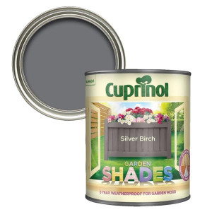 Cuprinol Garden Shades Paint 1L - Silver Birch
