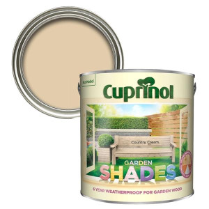 Cuprinol Garden Shades Paint 2.5L - Country Cream
