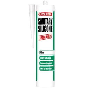 Evo Stik Sanitary Silicone 280Ml - White