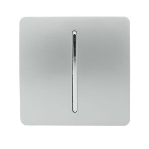 Trendi 1 Gang 2 Way Rocker Light Switch Silver