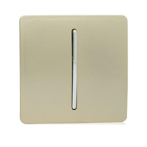 Trendi 1 Gang 2 Way Rocker Light Switch Gold