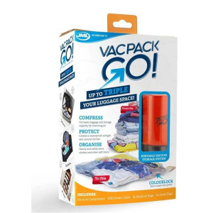 Jml Vacpack Go Portable Vacuum Storage Bag