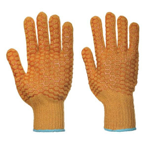 Portwest A130 - Criss Cross Glove Orange - Large