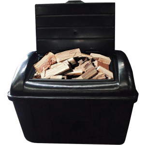 Black Large Plastic Log Store