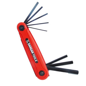 Dargan 8 Piece Folding Allen Key Set 2.5-10Mm