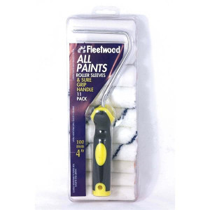 Fleetwood All Paint 4" Roller & Sleeve Set