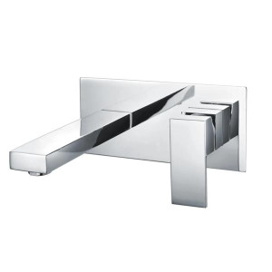 Rt Large Rydal Wall Mounted Basin Mixer Chrome