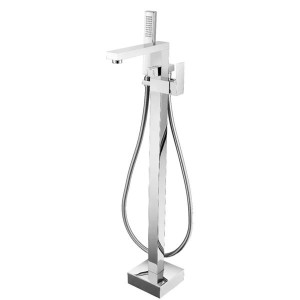 Rt Large Rydal Freestanding Bath Shower Mixer Chrome