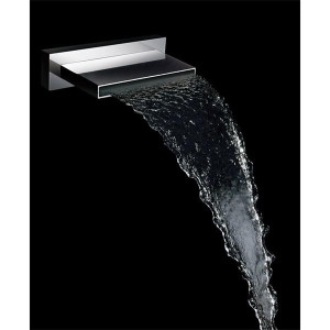 Sonas Wall Mounted Bath Filler - Chrome