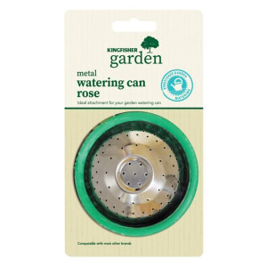 Kingfisher Garden Metal Watering Can Rose
