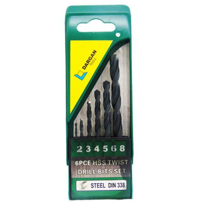 Dargan 6 Piece Hss Drill Bit Set
