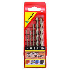 Dargan 5 Piece Masonry Drill Bit Set
