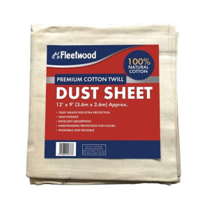 Fleetwood Cotton Twill Dust Sheet 3.6M X 2.6M