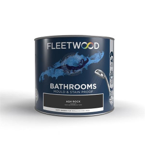 Fleetwood Mould & Stain Proof Bathroom Paint 2.5L- Ash Rock