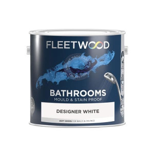 Fleetwood Mould & Stain Proof Bathroom Paint 2.5L- Designer White