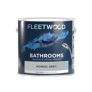 Fleetwood Mould & Stain Proof Bathroom Paint 2.5L- Nordic Grey